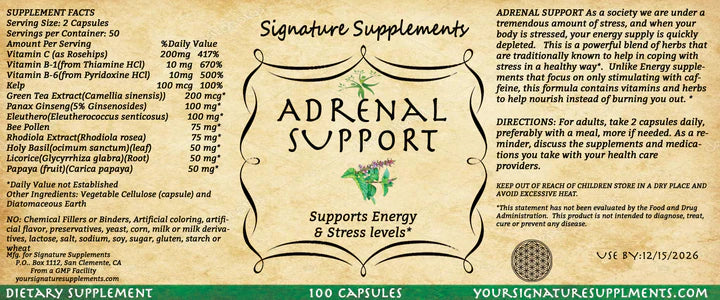 ⚡ Adrenal Support