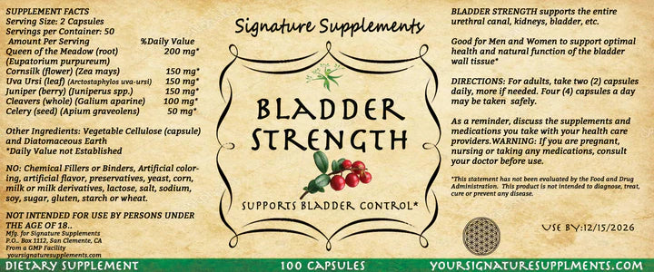 π§ Bladder Strength β Urinary Tract & Kidney Support