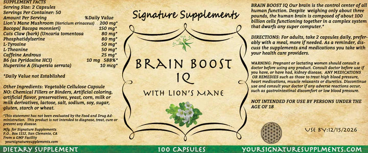 ๐ง Brain Boost IQ โ Cognitive Clarity & Focus Support
