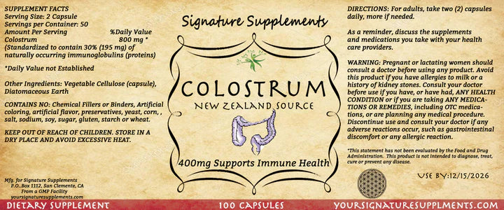 🧬 Colostrum Therapy – Immune & Gut Health Support