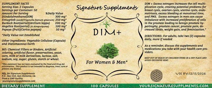 ⚖️ Estrogen Balance Support – Hormonal Harmony for Women & Men