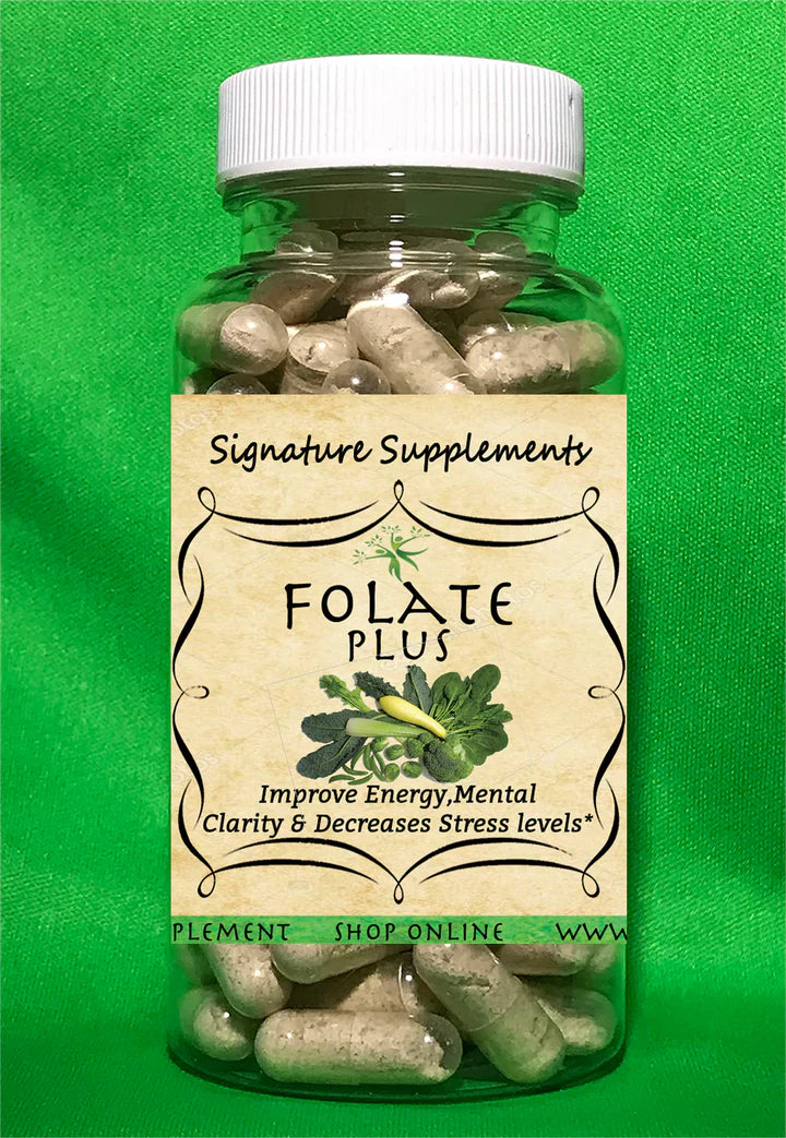 🌿 Folate Plus – Bioavailable Brain & Heart Support