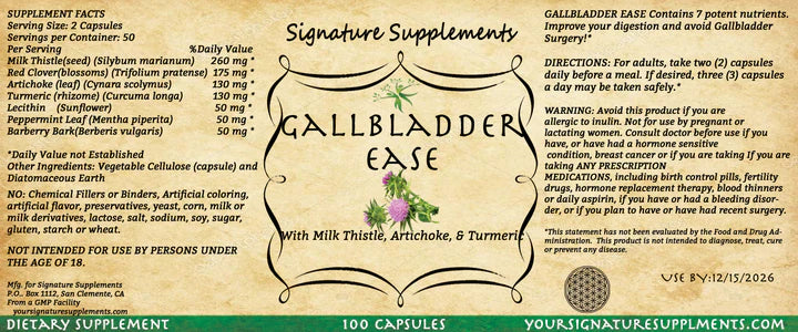🌿 Gallbladder Ease