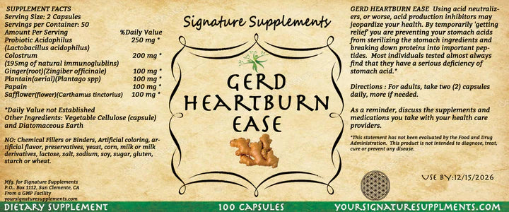 🔥 GERD Heartburn Ease