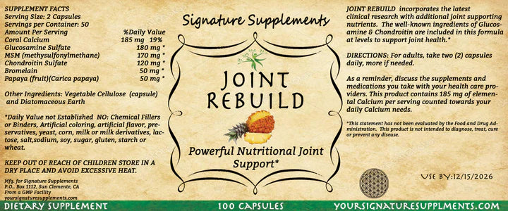 🛠️ Joint Rebuild – Structural Nutrition for Long-Term Joint Health