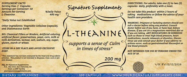 🧘♀️ L-Theanine Chill Without the Couch Lock