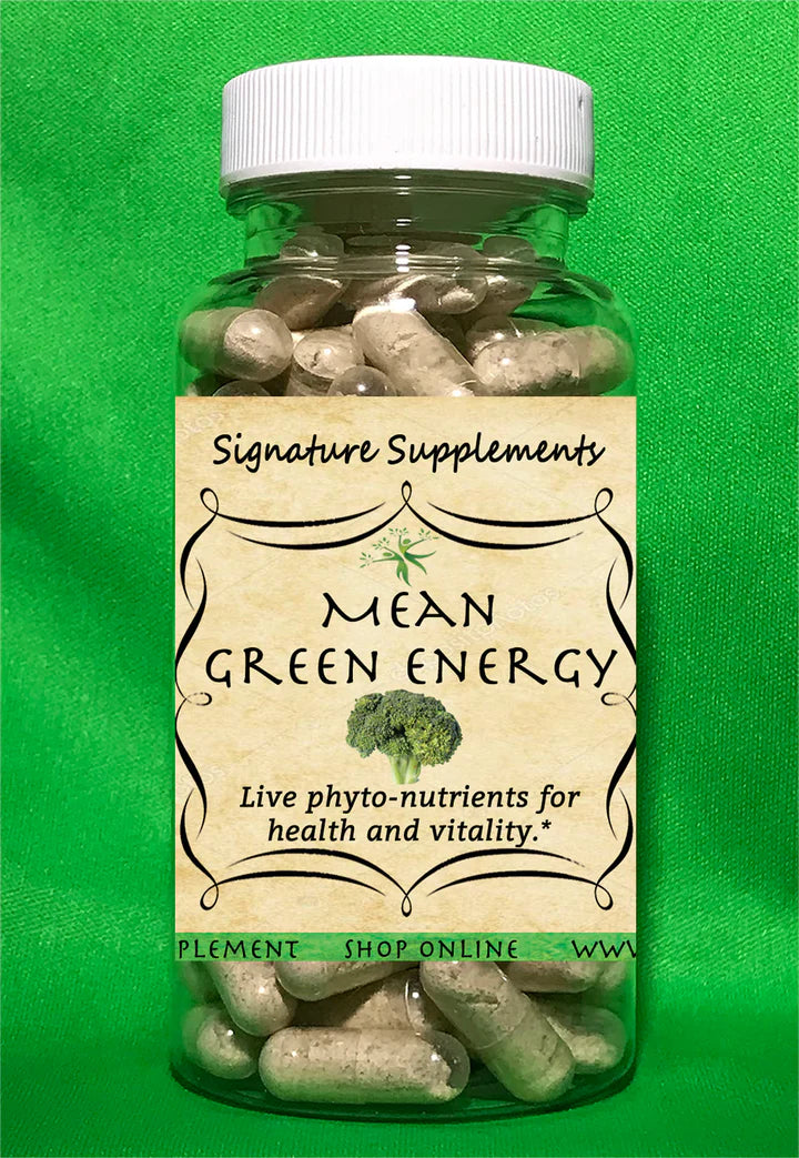 🟢 Mean Green Energy – Plant Power in a Capsule
