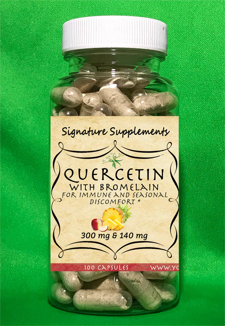 🍍 Quercetin with Bromelain – Nature’s Dynamic Duo for Immune & Inflammatory Support