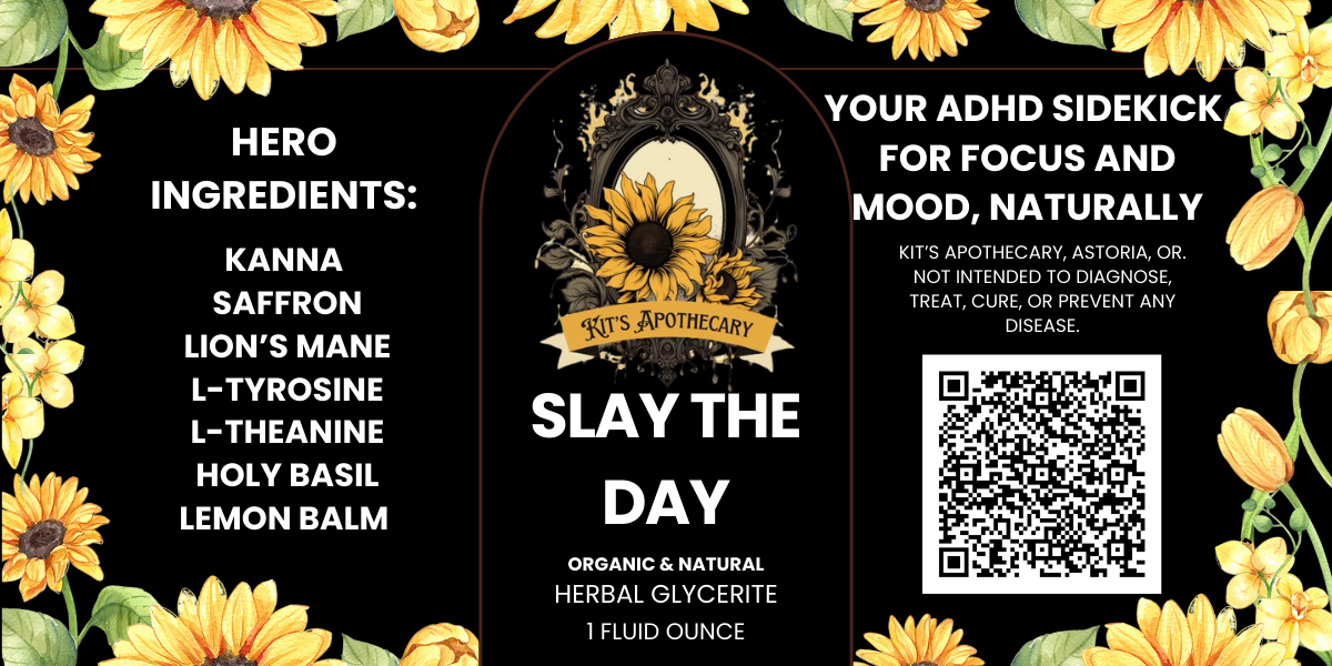 ๐ SLAY THE DAY | Mood + Focus Tincture