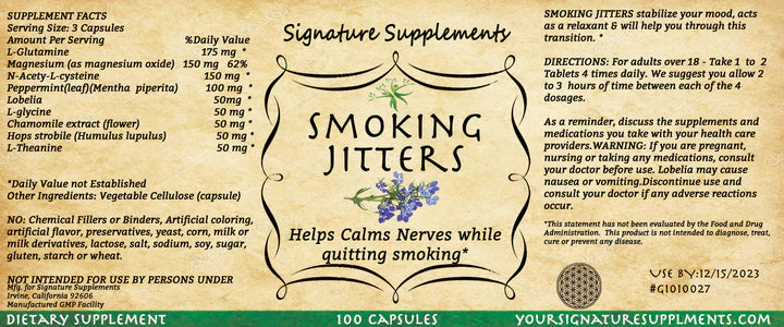 🚠Smoking Jitters – Calm the Cravings, Soothe the Stress