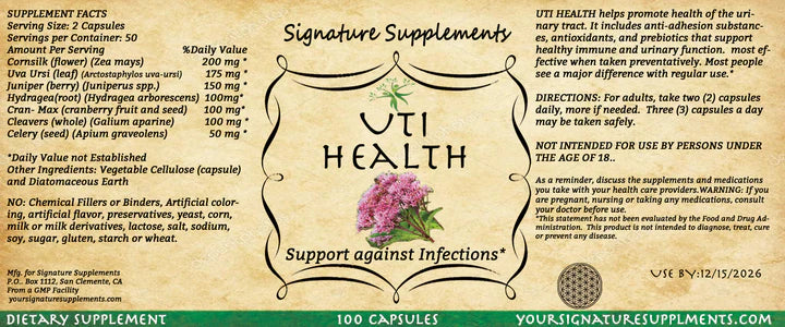 π§ UTI Health β Traditional Herbal Urinary Support