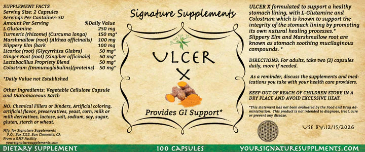 ๐ฟ Ulcer X โ Soothing Support for Stressed Stomachs