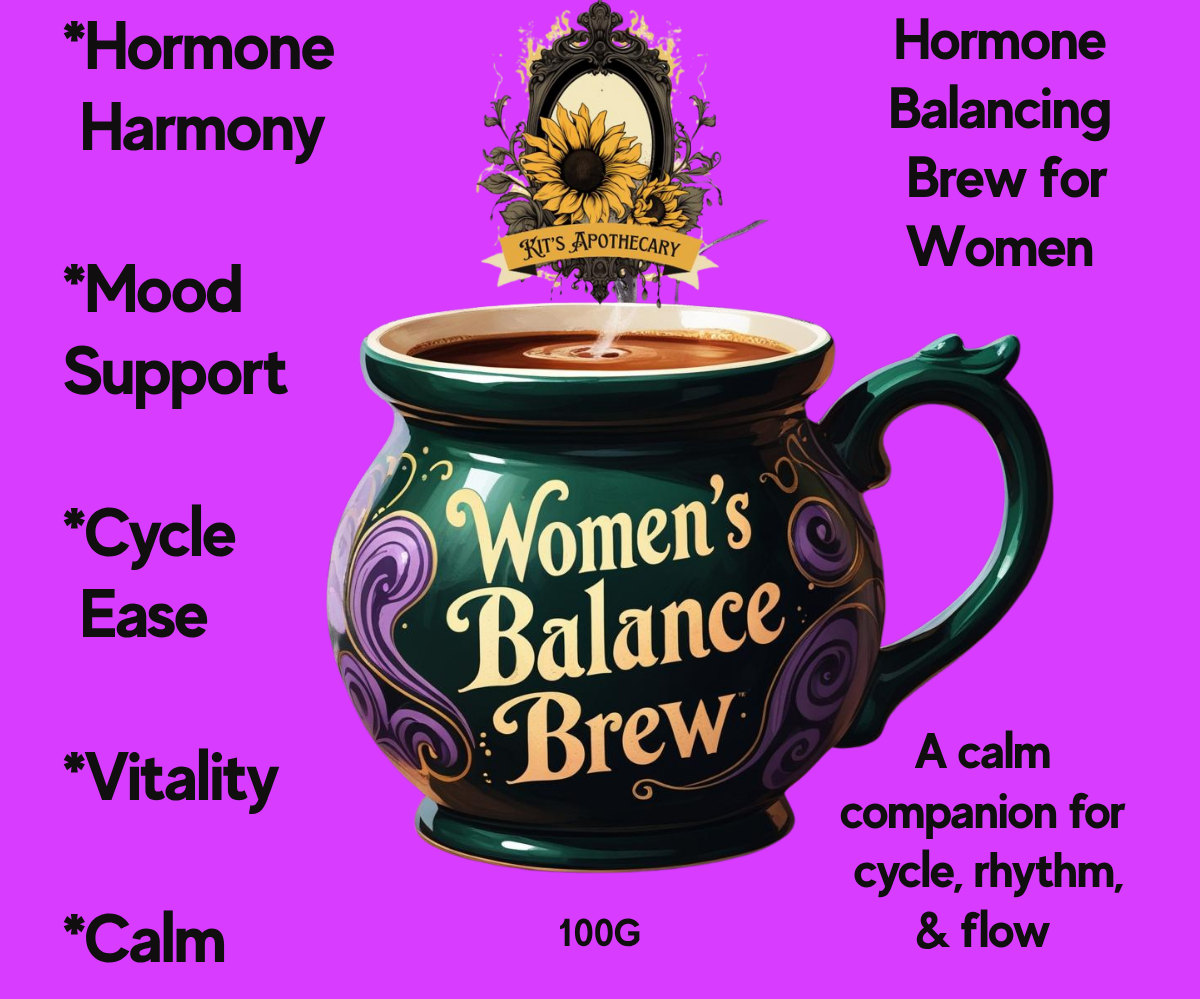 Women’s Balance Brew ✨ – Golden Milk Mocha with Hormone-Balancing Botanicals & Mushrooms