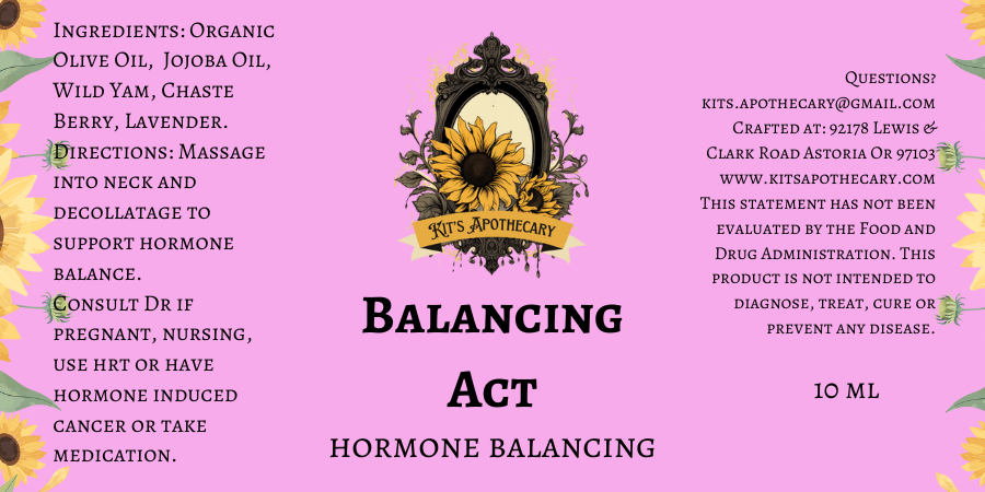 BALANCING ACT - HORMONE BALANCING OIL