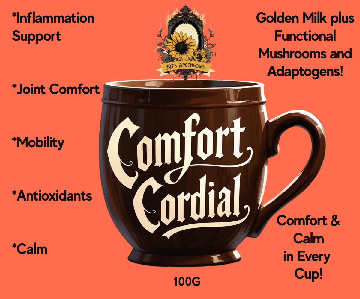 Comfort Cordial ✨ – Moringa & Mushroom Golden Milk Latte