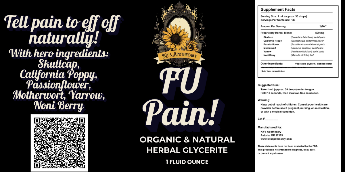 💪 FU PAIN | Herbal Pain Support Elixir