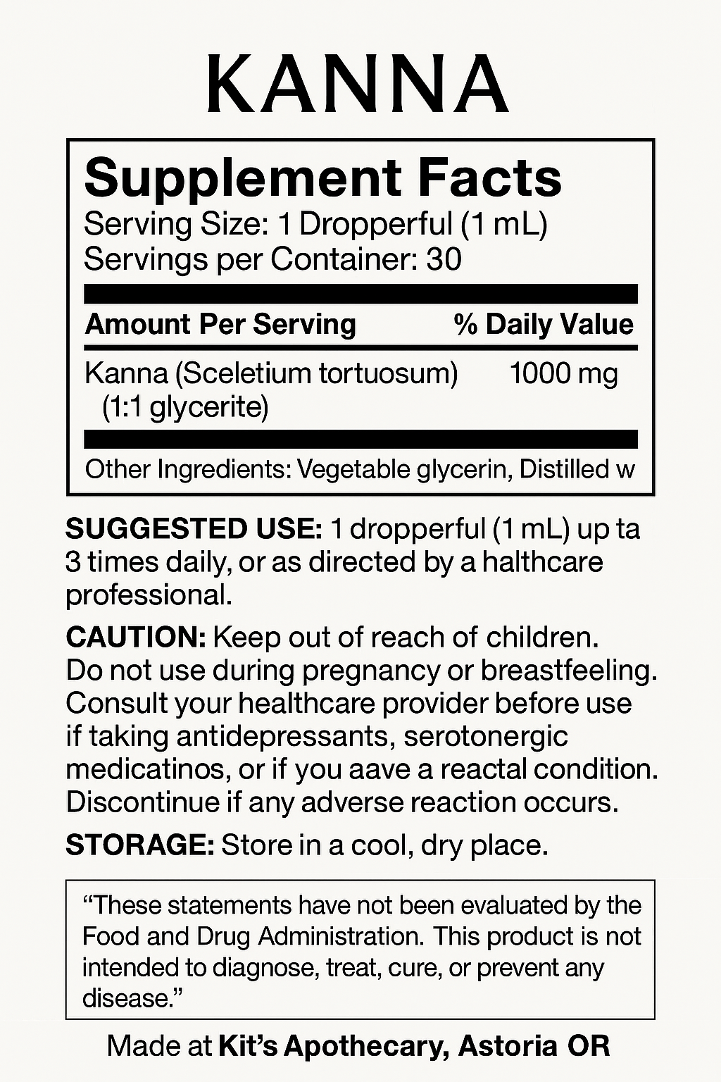 🌿 KANNA | Calm + Uplift