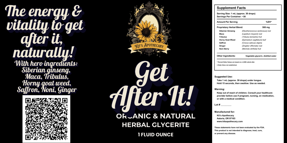🔥GET AFTER IT | Vitality + Vigor Tincture