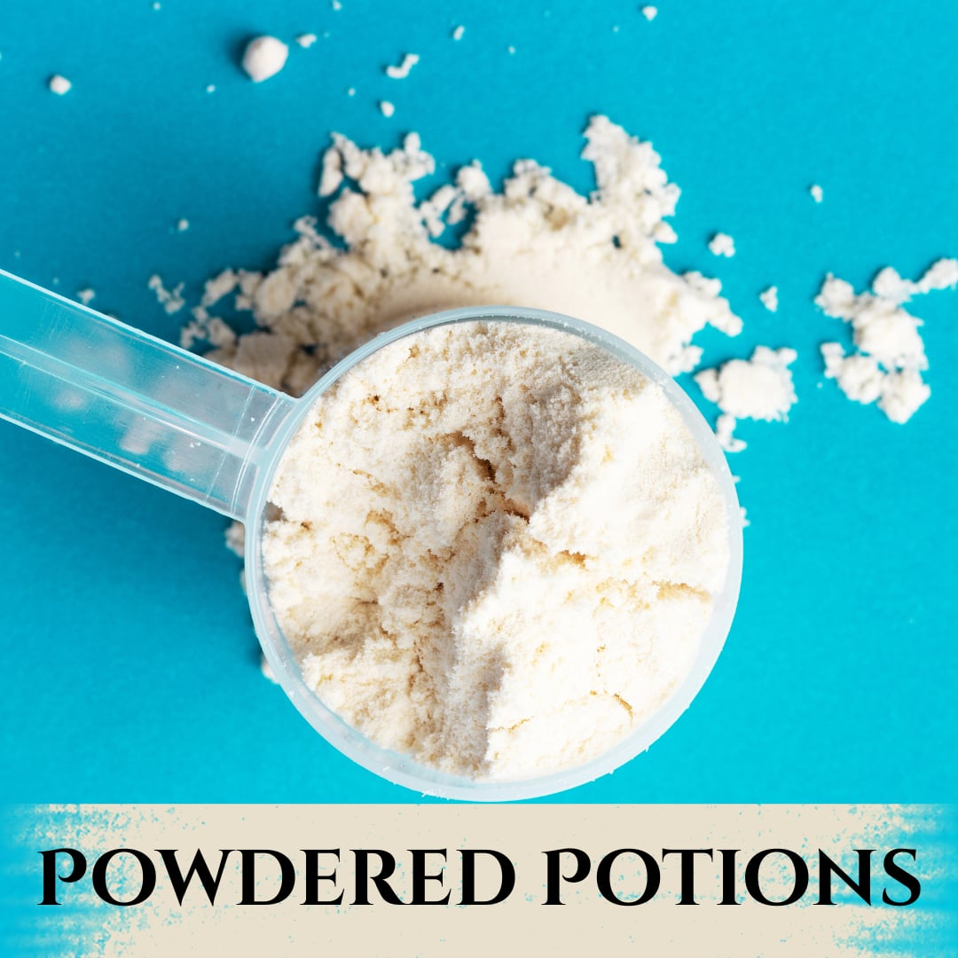 🍵 Powdered Potions – Functional Cocoa, Golden Milk & Herbal Latte Blends