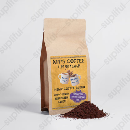 HEMP COFFEE BLEND, CUPS FOR A CAUSE 4oz