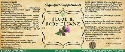 BODY & BLOOD CLEANZ