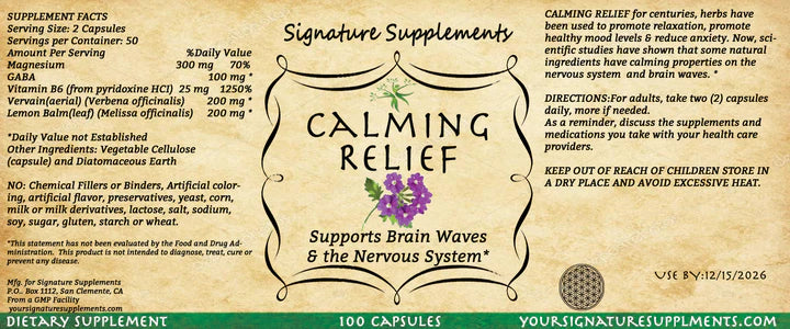 CALMING RELIEF