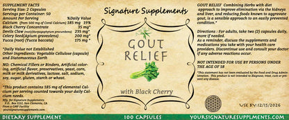 GOUT PAIN RELIEF