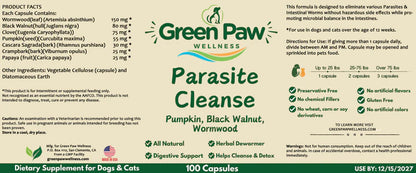 PARASITE CLEANSE FOR DOGS & CATS