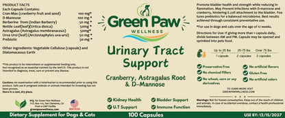 UTI BLADDER SUPPORT FOR DOGS & CATS