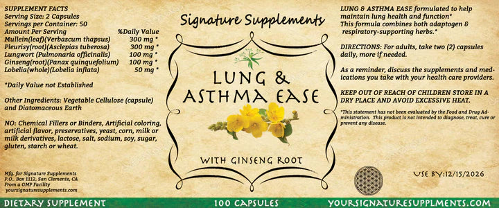 Pulmones y asma limpios