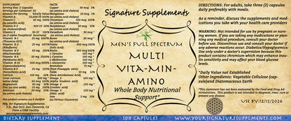 MEN'S MULTI VITAMIN MINERAL AMINO