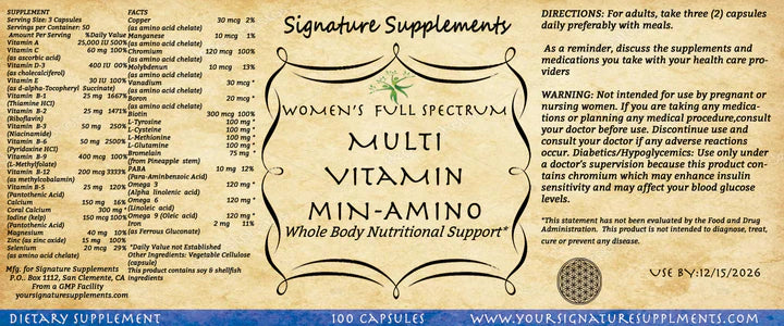 WOMENS MULTI VITAMIN AMINO