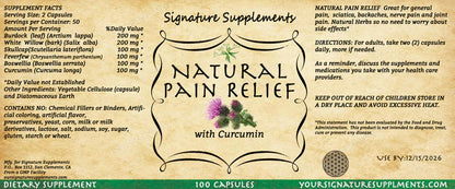 NATURAL PAIN RELIEF