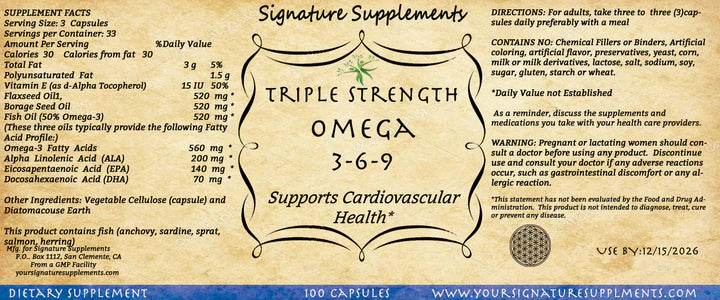 OMEGA 3-6-9