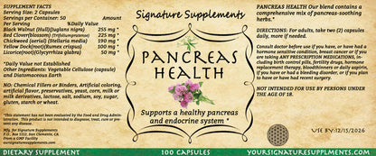 PANCREAS HEALTH