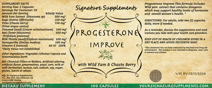 PROGESTERONE IMPROVE