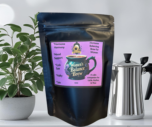 Women’s Balance Brew ✨ – Golden Milk Mocha with Hormone-Balancing Botanicals & Mushrooms