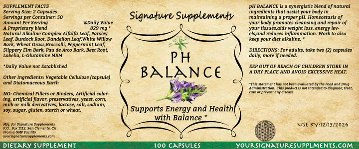 PH BALANCE